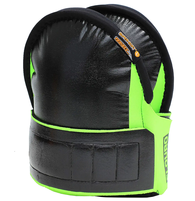 SUPER-SOFT XL FLORESCENT GREEN KNEE PADS, Primary Image