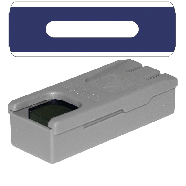 ROUND CORNER SLOTTED RAZOR BLADES (20/PACK), Primary Image