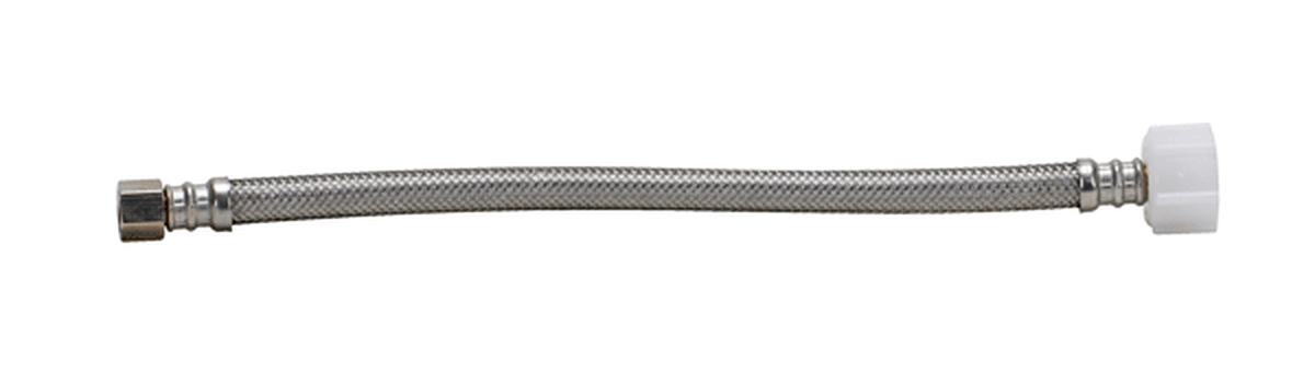 12" FLUIDMASTER BRAIDED STEEL TOILET HOSE, Primary Image