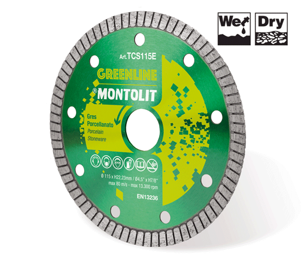 4.5" GREEN LINE BASIC CONTINUOUS RIM BLADE, Primary Image