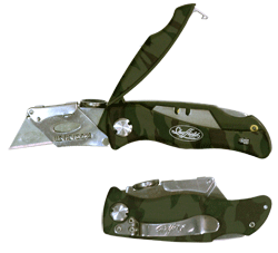 LOCK-BACK CAMO UTILITY KNIFE WITH BLADE STORAGE, Primary Image