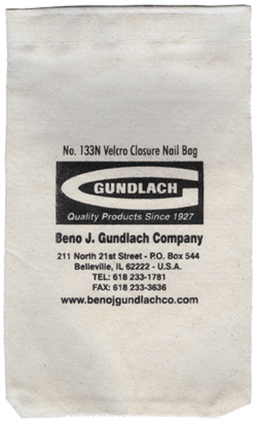 NATURAL NAIL BAG WITH VELCRO CLOSURE, Primary Image