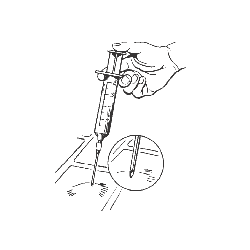 ADHESIVE SYRINGE, Alternate Image