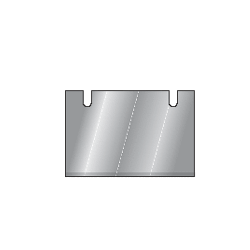 4" X 6" REPL BLADE W/SLOTS, Primary Image