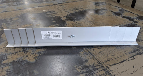 SHORT ALUMINUM STRAIGHT EDGES, ANGLE STYLE (5/SET), Alternate Image