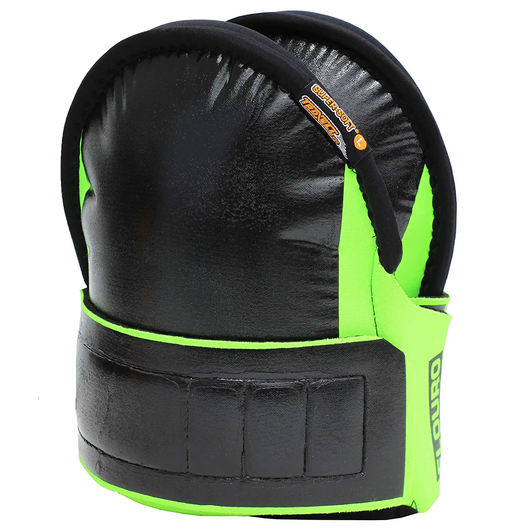 SUPER-SOFT XL FLORESCENT GREEN KNEE PADS, Primary Image