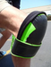 SUPER-SOFT XL FLORESCENT GREEN KNEE PADS, Alternate Image 2
