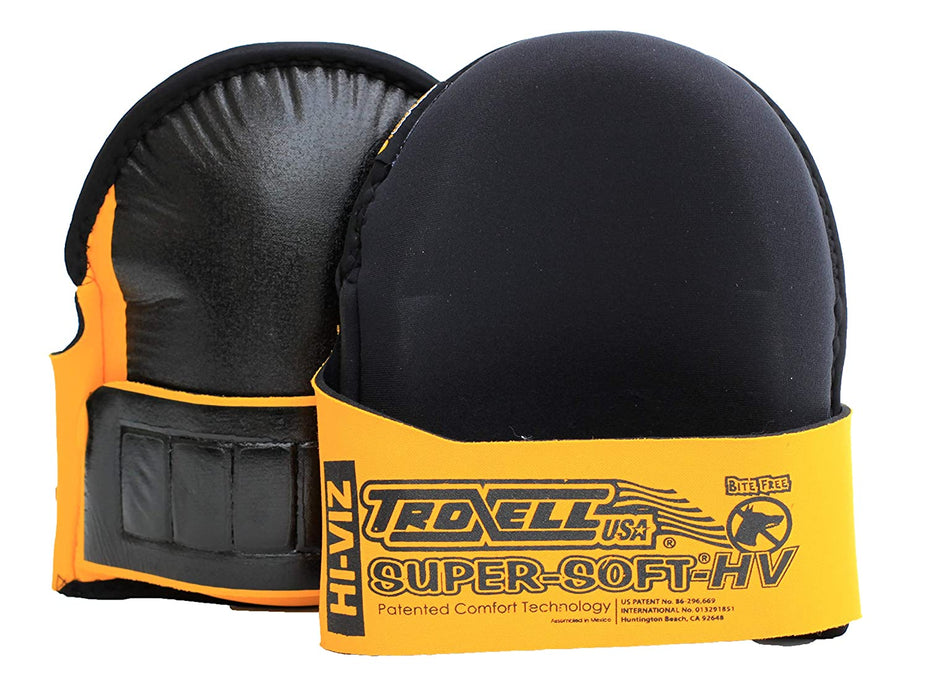 SUPER-SOFT XL HI-VIZ YELLOW KNEE PADS, Alternate Image