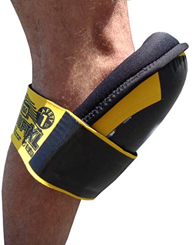 SUPER-SOFT XL HI-VIZ YELLOW KNEE PADS, Alternate Image 2