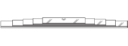 ALUMINUM STRAIGHT EDGES, ANGLE STYLE (5/SET), Primary Image