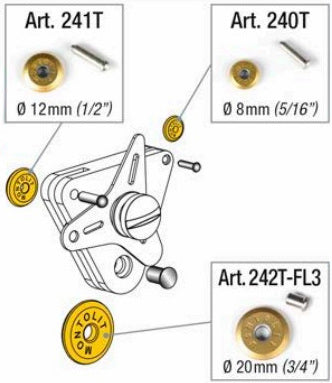 20 MM TITANIUM CARBIDE SCORING WHEEL FOR FL3, Alternate Image