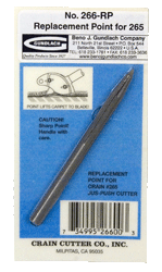 REPLACEMENT POINT FOR NO. 265 STAND-UP CUTTER, Primary Image