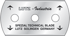 UNI-CUTTER 3-HOLE RAZOR BLADES (20/TUBE), Primary Image
