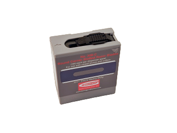 ROUND CORNER SLOTTED RAZOR BLADES (100/PACK), Alternate Image