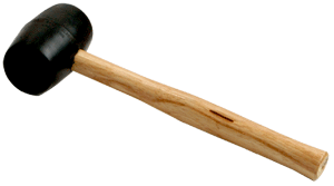 BLACK RUBBER MALLET, Primary Image