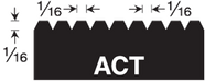 11" ECONOMY NOTCHED TROWEL, Alternate Image