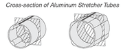 3' ALUMINUM STRETCHER TUBE, Alternate Image