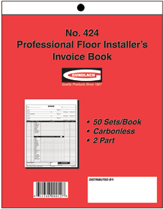 PRO INSTALLER'S INVOICE BOOK, Alternate Image