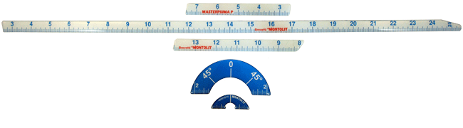 INCH SCALE SET FOR MONTOLIT TILE CUTTERS P2/P3, Primary Image