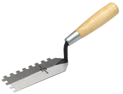 NOTCHED MARGIN TROWEL 5" X 2", CTB, Primary Image