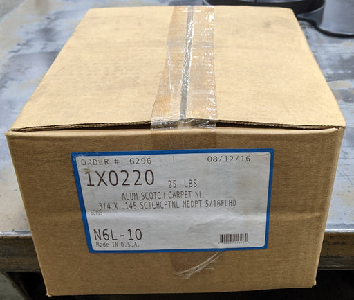 ALUMINUM DRIVES, 1/8" X 3/4" (25 LB BOX), Primary Image