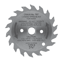 CARBIDE TIPPED STEEL BLADE, 3-3/8", Primary Image
