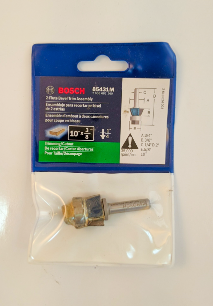 CARBIDE TIPPED ROUTER BIT (FLUSH TRIM BIT), Alternate Image
