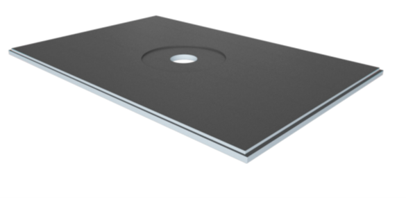 VAPORTEC SHOWER BASE, 48" X 72" X 1-37/64", CENTER