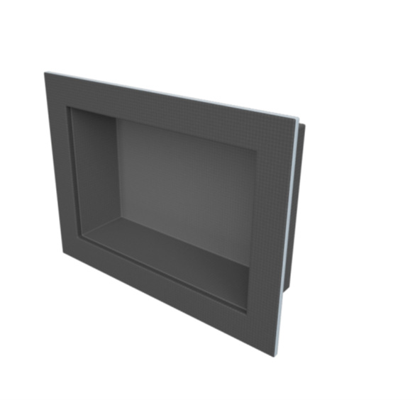VAPORTEC SHOWER NICHE, 8" X 12" X 3-1/2"
