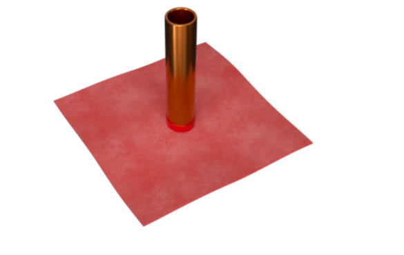 VAPORTEC PIPE COLLAR , 4" X 4"