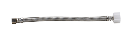 12" FLUIDMASTER BRAIDED STEEL TOILET HOSE, Primary Image