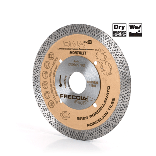 4" GOLD LINE FRECCIA CONTINUOUS RIM BLADE, Primary Image
