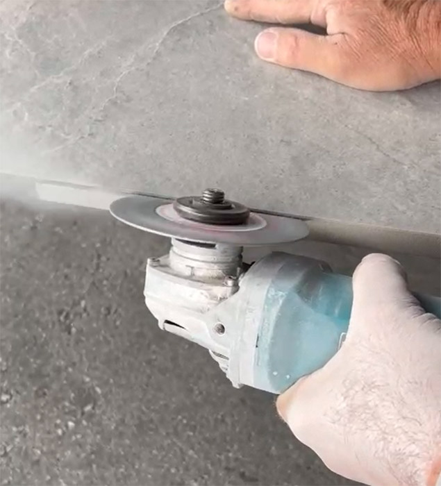 5" 45 DEGREE JOLLYMONT CUTTING/BEVELING DIAMOND BLADE, Alternate Image