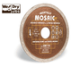 4.5" SILVER LINE MOSAIC CONTINUOUS RIM BLADE, Primary Image