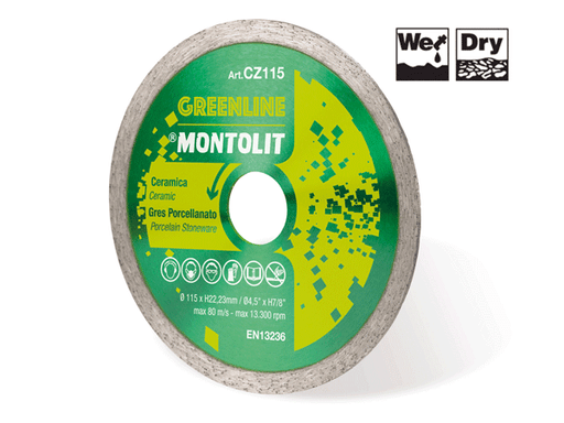 5" GREEN LINE BASIC CONTINUOUS RIM BLADE, Primary Image