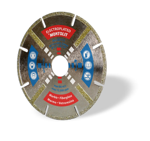 5" SILVER LINE ELECTROPLATED SEGMENTED RIM BLADE, Primary Image