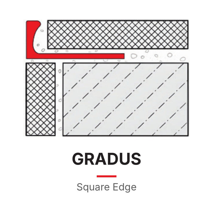 GRADUS SQUARE EDGE PROFILE
