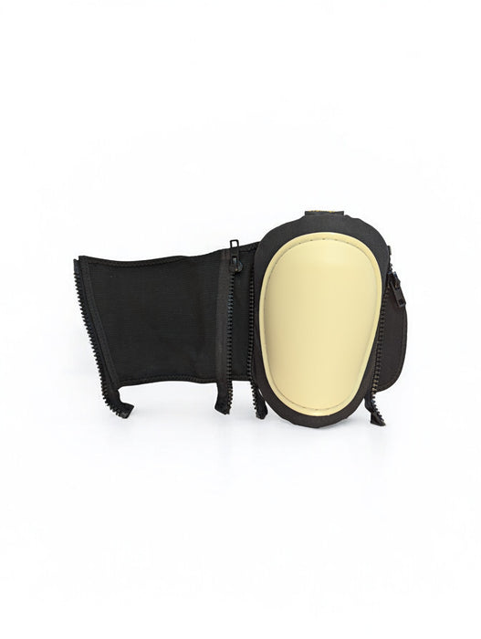 SMOOTH WHITE HARD CAP ZIPPER WRAP KNEE PADS, Alternate Image