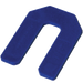 1/8" BLUE HORSESHOE TILE SPACERS (100/BAG), Primary Image