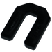 3/16" BLACK HORSESHOE TILE SPACERS (500/BOX), Primary Image
