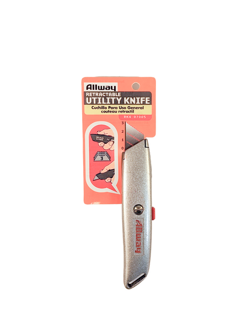 ALLWAY RETRACTABLE UTILITY KNIFE, Primary Image