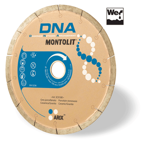 7" GOLD LINE DNA SEGMENTED RIM BLADE, Primary Image