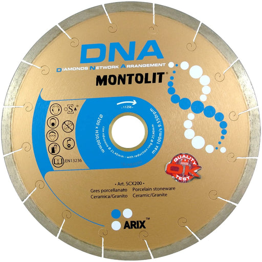 8" GOLD LINE DNA SEGMENTED RIM BLADE, Primary Image