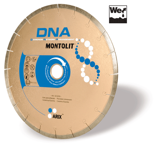 10" GOLD LINE DNA SEGMENTED RIM BLADE, Primary Image