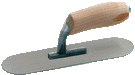 3" X 10" BLUE STEEL SWIMMING POOL TROWEL, Primary Image