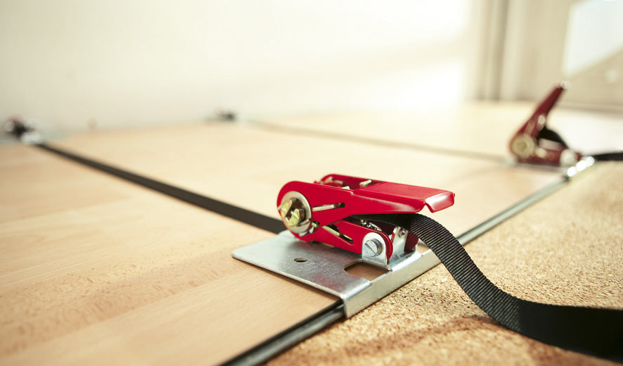 FLOORING STRAP CLAMP W/SPACER, Alternate Image 2