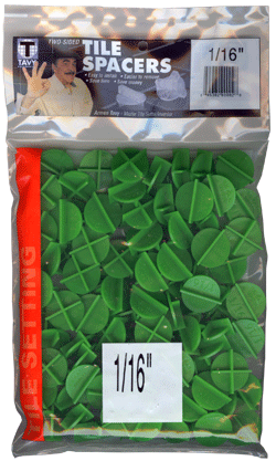 1/16" GREEN SPACERS (100/BAG), Alternate Image