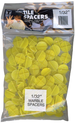 1/32" YELLOW SPACERS (100/BAG), Alternate Image