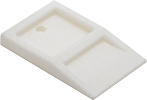 1/8" WHITE WEDGES (100/BAG), Primary Image