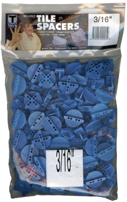 3/16" BLUE SPACERS (100/BAG), Alternate Image